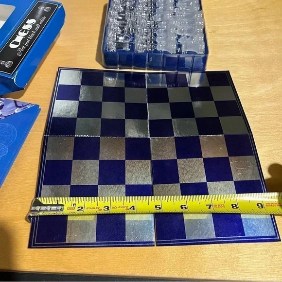 Chess Cachet Not Just Black And White Mini Travel Boxed Set Board Pieces Book - Picture 8 of 8